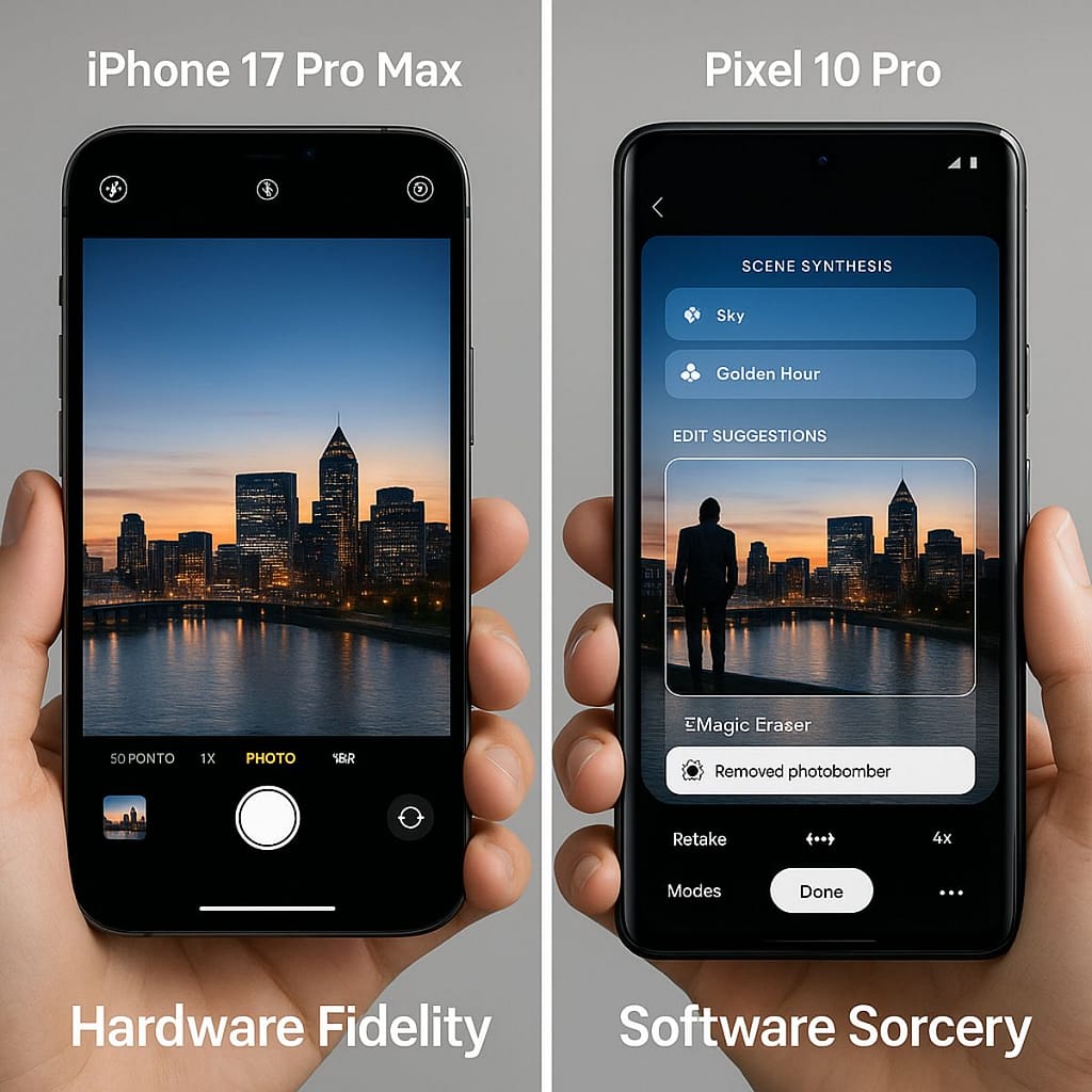Pixel 10 Pro vs iPhone 17 Pro Max