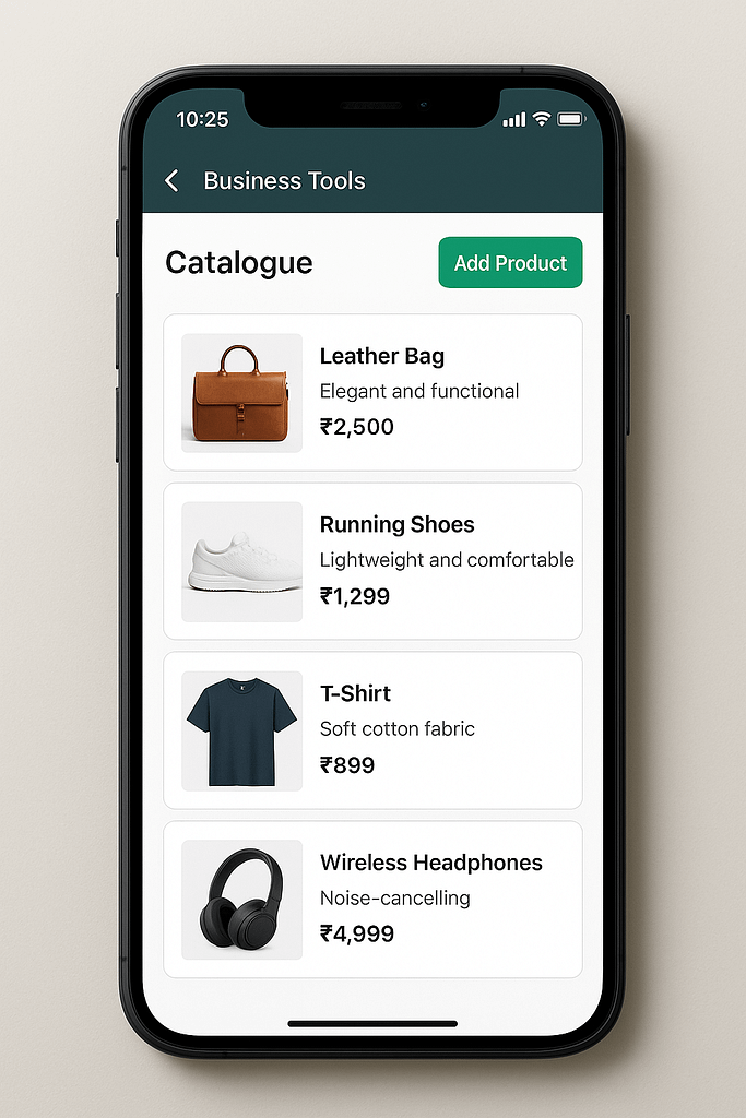 Whatsapp Business catalogue